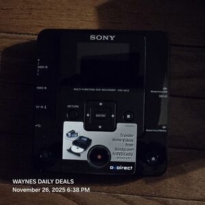 Sony VRD-MC6 DVDirect Multi-Function DVD Recorder – BRAND NEW